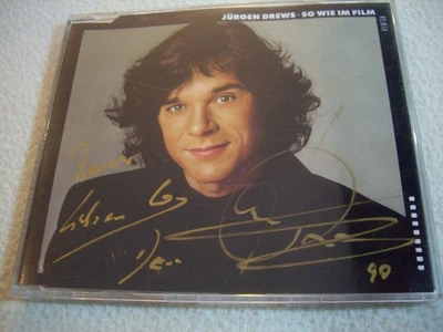 Jürgen Drews - So wie im Film MCD Polydor 1990 Mit Autogramm - Zustand: Sehr Gut - Bild 1 von 2