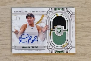 2024 Topps Royalty Tennis - Jessica Pegula 2/5 Auto Regalia Relic Dual - Picture 1 of 4