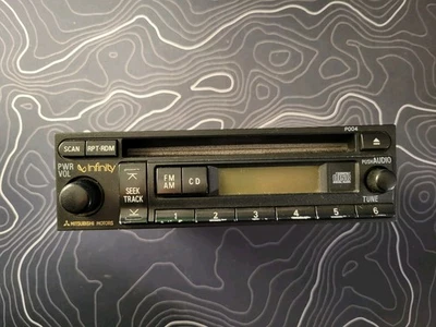 2002-2003 Mitsubishi Montero Outlander Stereo Radio AM/FM Receiver OEM MR587387 Foto 1 de 2
