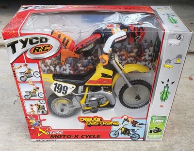 VTG 2002 TYCO RC Travis Pastrana  Extreme Moto X Cycle, RC Dirtbike - Image 1 of 4