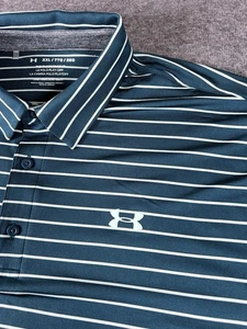 Under Armour Herren mehrfarbig gestreift Playoff Poloshirt Performance Golf 2XL - Bild 1 von 7