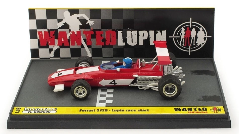 FERRARI 312B WANTED LUPIN RACE START 1:43 - Immagine 1 di 1
