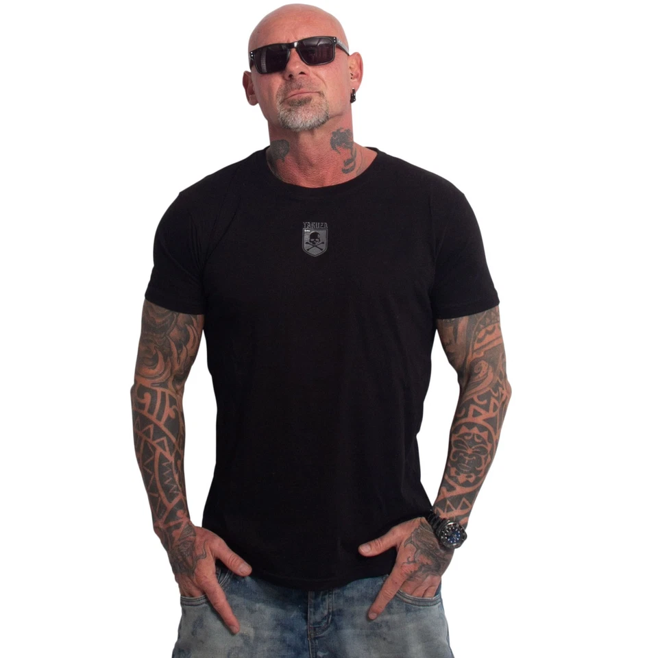 Neues Yakuza Herren Just Regular Basic T-Shirt - Schwarz - Bild 1 von 1