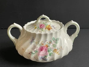 Juego de azucareros con tapa vintage Royal Doulton ARCADIA MARCA VERDE florales - Imagen 1 de 4