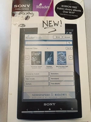 Sony PRS-T1 Wifi Touch Screen 6" E-Reader Magenta - Image 1 of 4