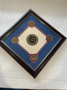 Highland Mint Chicago Cubs Wrigley Field Infield Dirt Numbered Plaque #44 - Picture 1 of 8