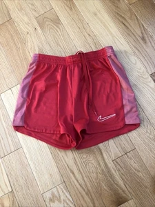 Women’s Nike Dri-Fit Shorts Small RedPink Running Hiking Jogging NWOT Super Soft - Picture 1 of 5