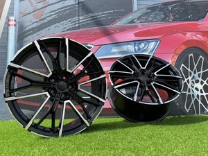 Ruedas pulidas negras estilo Bosa 4xR19 pulgadas 5x112: se adapta a BMW G20 G30 G31 G38 - Imagen 1 de 11