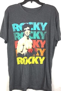 Rocky Balboa T-Shirt Neu Herren Große L Grau Tee - Bild 1 von 5