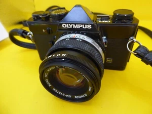 fast neuwertig Olympus OM-1n OM1N OM1B SCHWARZ + Zuiko 50mm f/1.8 | NEUE SIEGEL GEWARTET - Bild 1 von 14