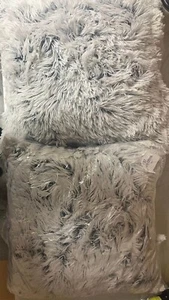 Uhomy 2 Packs Home Decorative Luxury Series Super Soft Faux Fur Throw Pillow - Picture 1 of 1