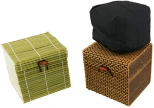 BambooMN Granulated Bamboo Charcoal Odor Absorber Bag in Decorative 4" Box - Picture 1 of 7