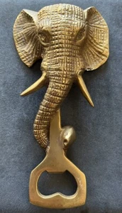 Beautiful Antique and rare bronze bottle opener Elephant head shaped - Picture 1 of 10