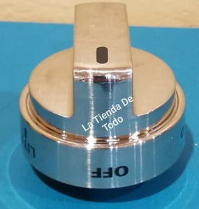 STAINLESS FINISH BURNER KNOB FITS AEZ73453509 AP5669773 2347547 READ - Picture 1 of 9