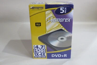 New Memorex DVD+R Professional Recordable DVD Discs in Cases Sealed - Image 1 of 4