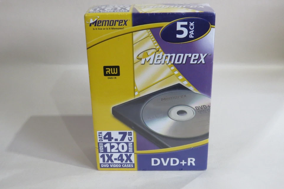 New Memorex DVD+R Professional Recordable DVD Discs in Cases Sealed - Image 1 of 4