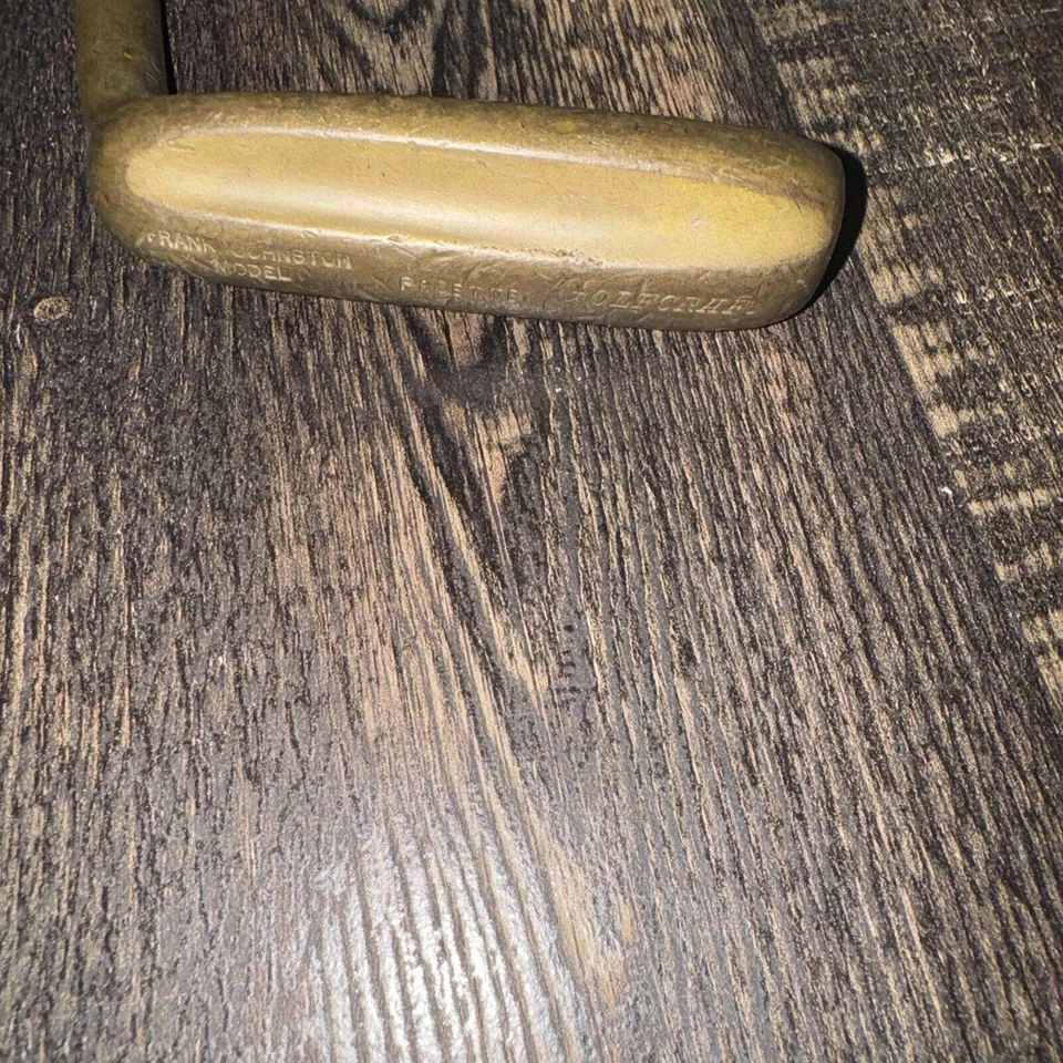 VINTAGE GOLFCRAFT FRANK JOHNSTON MODEL PROETTE PUTTER BLUE SHAFT 33" RH - Image 1 of 4