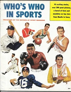 SPORT not Illustrated 1957 WHO'S WHO Mickey Mantle Ted Williams NEWSSTAND NoLABL - Picture 1 of 2