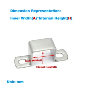 304 Stainless Steel Square Tube Clamp/Square Horse Riding Clamp - Picture 1 of 41