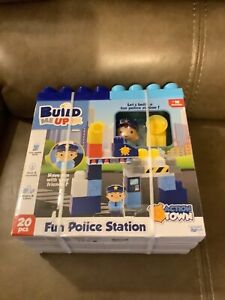 Happy Line Build Me Up Maxi Blocks - Fun Police Stations (20 pieces)