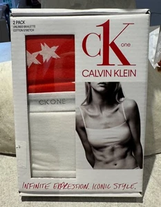 Calvin Klein CK Bralette Set x2 Size M RRP £34 BNIB - Picture 1 of 3
