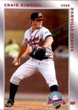 2008 Danville Braves Grandstand #16 Craig Kimbrel Huntsville Alabama AL Card