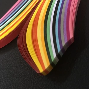 Quilling Papier 500x5mm DIY 15 Farben Board Papierstreifen Set Deko BEST DEK98 - Bild 1 von 7