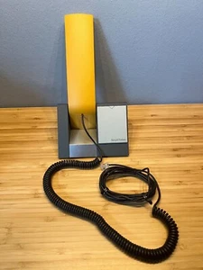 Bang & Olufsen Beocom 1401 Grey Yellow Telephone Table Base FREE SHIP Worldwide - Afbeelding 1 van 9