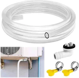 10ft Air Conditioner Drain Hose, AC Hose Connector,Window White-1Pack - Picture 1 of 5