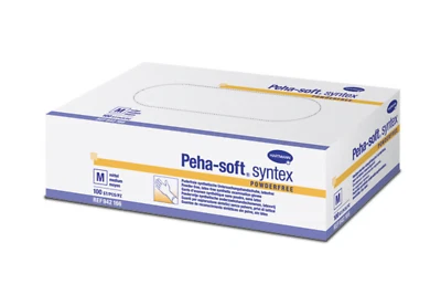 Hartmann Peha-Soft Syntex 100 Stück Beige Vinyl-Untersuchungshandschuhe S M L XL
