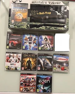 Lot 10 Jeux PS3 Neufs + Fusil Hunter’s Trophy – VF PAL – Action Sport Tir Varié - Foto 1 di 14