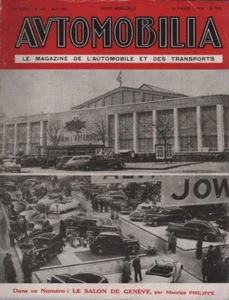 AUTOMOBILIA 491 1947 SALON DE GENEVE MOTOCAR ROVIN - Bild 1 von 2