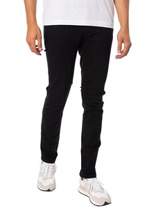 Jack & Jones de los hombres Vaqueros ajustados Glenn Original 356, Negro - Imagen 1 de 5