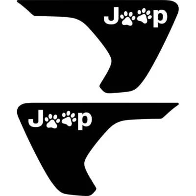 Compatível com inserções de para-lama Jeep JL Wrangler JT Gladiator Jeep com estampa de pata 2018-2024  - Imagem 1 de 4