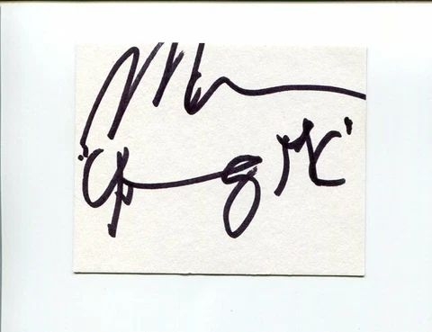 Marvin Young MC Rapper Bust a Move Stone Cold Rhymin' Signed Autograph Cover