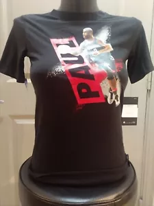 NIKE Houston Rockets Chris Paul T-Shirt Size Youth Small Black NEW - Picture 1 of 4