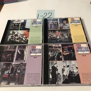The British Invasion Volume 1-4 Four VG+ CDs The Zombies Yardbirds Honeycombs - Bild 1 von 5