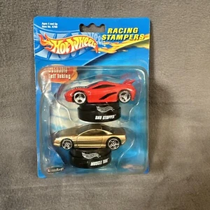 Hot Wheels Racing Stampers Sho Stopper & Muscle Tone de RoseArt 2001 - Imagen 1 de 2