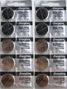 10 NEW ENERGIZER CR2016 CR 2016 BL DL2016 ECR 2016 3v LITHIUM Batteries Exp 2031 - Picture 1 of 5
