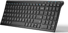 Iclever Bk10 Bluetooth Keyboard, Multi Device Keyboard Rechargeable Bluetooth 5.