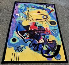 Wassily Kandinsky Carpet 'Yellow-Red-Blue' Exclusive Theko Collection 80s 2.0x2.9m