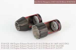 Mk.I Design MA48063 1/48 F-16C/D Block.30/40/50/60 GE Nozzle & Burner for Hasega - Picture 1 of 8