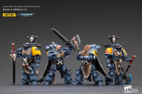 Pre-order JoyToy WARHAMMER40K Space Marines Space Wolves Claw Pack set Cover