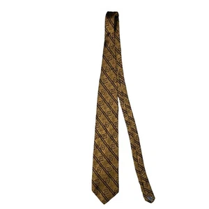 Cravatta Robert Talbott Best of Class Nordstrom geometrica oro nero seta classica - Foto 1 di 7