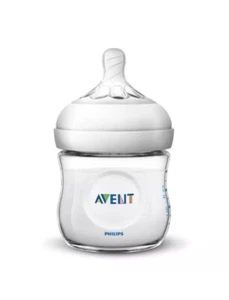 Philips Avent Natural Baby Bottle 4 oz SCF010/17 - Clear NEW Most Natural Way - Picture 1 of 8