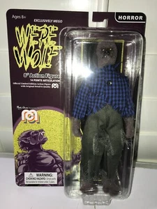 Mego Werewolf ACTION FIGURE Full Body Flocked 8” NEW MINTY - Picture 1 of 2