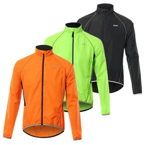 Men Cycling Windbreaker Wind jacket Windproof Waterproof MTB Reflective Coat - Picture 1 of 15