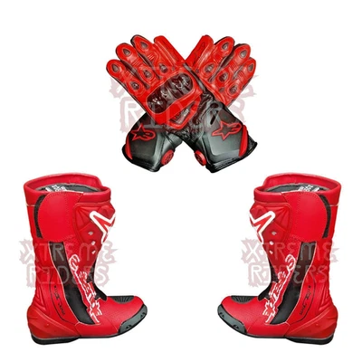Juego de botas y guantes de moto: Alpinestar GP Pro guantes y zapatos de moto Foto 1 de 4