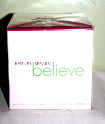 Believe by Britney Spears 香水尺寸 3.3 盎司/100 毫升全新未拆封盒 — 第 1/2 张图片