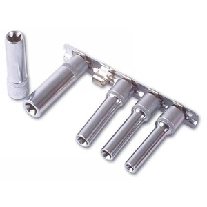 Laser Tools Deep Torx Star Socket Set 3/8"D 5pc From E8 to E14 61mm Long 3393 - Picture 1 of 1
